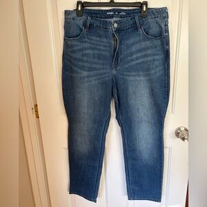 Old Navy Women's Straight Leg Jeans - Blue